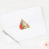 Sticker Triangulaire Kenya We Lovely You Perspective Art Design (Enveloppe)