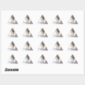 Sticker Triangulaire Kitten endormi (Feuille)