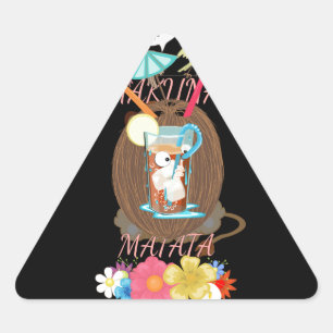 Sticker Triangulaire La générosité de la nature tropicale" La citronnel