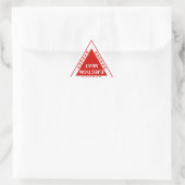 Sticker Triangulaire Lac Danger (Sac)