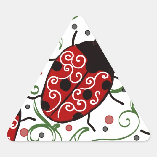 Sticker Triangulaire Ladybug (Devant)