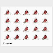 Sticker Triangulaire Ladybug (Feuille)