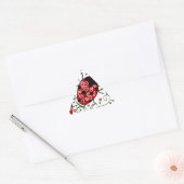 Sticker Triangulaire Ladybug (Enveloppe)