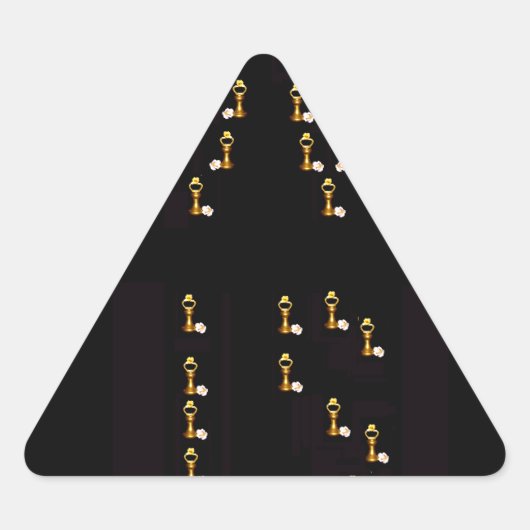 Sticker Triangulaire L'amour est (Devant)