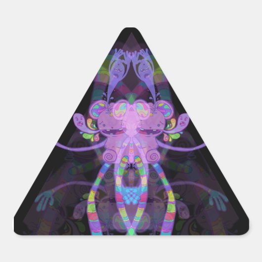 Sticker Triangulaire Lankee Tri-ppin (Devant)