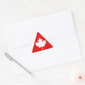 Sticker Triangulaire Le Canada a établi 1867 150 ans de style (Enveloppe)