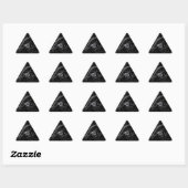 Sticker Triangulaire Le chrome aiment la constellation Hevelius de (Feuille)