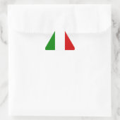 Sticker Triangulaire Le drapeau italien (Sac)