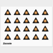 Sticker Triangulaire Le Sacral Chakra (Feuille)