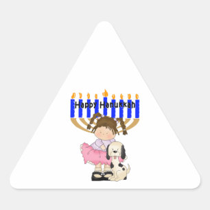 Sticker Triangulaire Les Amis de Hanukkah
