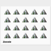 Sticker Triangulaire Les chats jouent (Feuille)