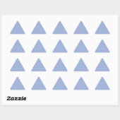 Sticker Triangulaire LETTRE INITIALE MONOGRAPHIQUE A Bleu (Feuille)
