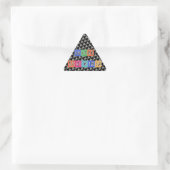 Sticker Triangulaire Lettres de bloc (Sac)