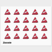 Sticker Triangulaire Lèvres Lushies (Feuille)