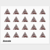 Sticker Triangulaire Lèvres rouges (Feuille)
