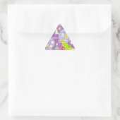 Sticker Triangulaire Ligne des pourpres (Sac)