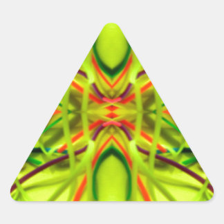 Sticker Triangulaire Lignes de pliage de chaux de citron par BethofArt