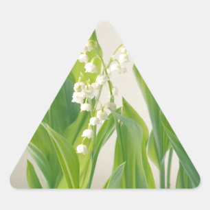 Sticker Triangulaire Lily de la Vallée