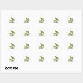 Sticker Triangulaire Live Green (Feuille)