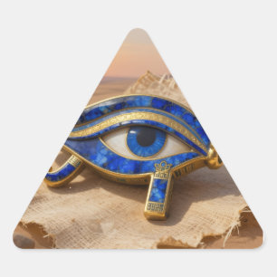 Sticker Triangulaire L'Œil égyptien