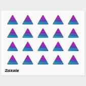 Sticker Triangulaire Logiciel vaporware (Feuille)