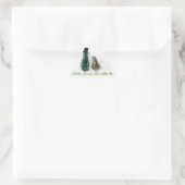 Sticker Triangulaire L'oiseau dit 'tweet' (Sac)