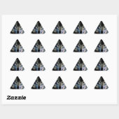 Sticker Triangulaire Loup (Feuille)