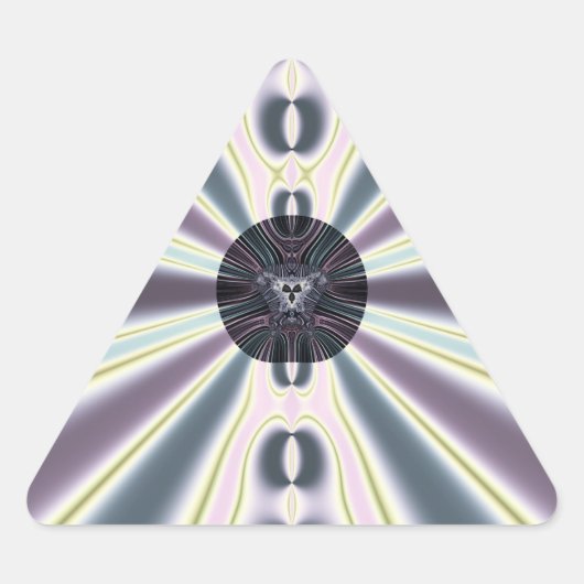 Sticker Triangulaire Lumières de diamant (Devant)