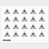 Sticker Triangulaire Lumières de diamant (Feuille)