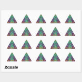 Sticker Triangulaire Magnifique rustique fissuré boue amour guérit art  (Feuille)