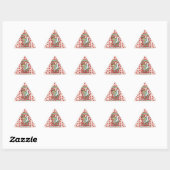 Sticker Triangulaire Maman Queen Floral (Feuille)