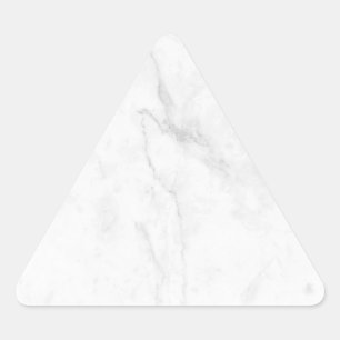 Sticker Triangulaire Marbre Blanc