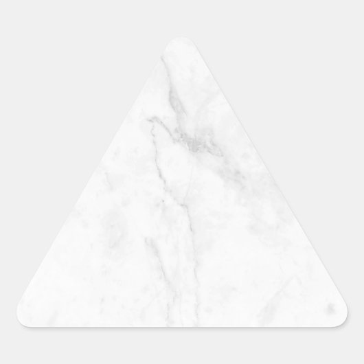Sticker Triangulaire Marbre Blanc (Devant)