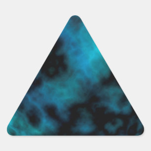 Sticker Triangulaire Marbre Bleu Cosmic Faux