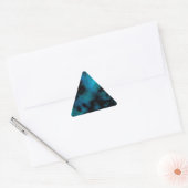Sticker Triangulaire Marbre Bleu Cosmic Faux (Enveloppe)