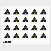 Sticker Triangulaire Martial Arts Chick #4 (Feuille)