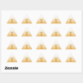 Sticker Triangulaire Math Chick (Feuille)