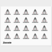 Sticker Triangulaire mba (Feuille)