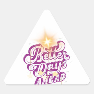 Sticker Triangulaire meilleurs jours