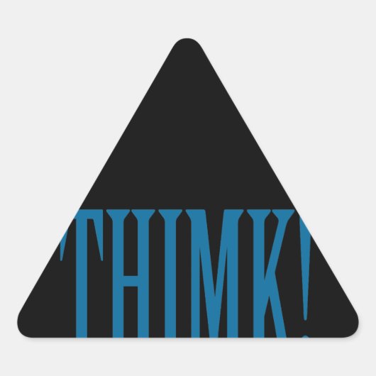 STICKER TRIANGULAIRE MERCI ! (Devant)