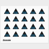 STICKER TRIANGULAIRE MERCI ! (Feuille)