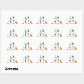 Sticker Triangulaire mexican mariachi (Feuille)