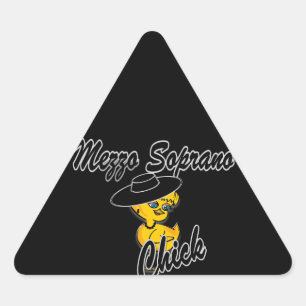 Sticker Triangulaire Mezzo Soprano Chick #4