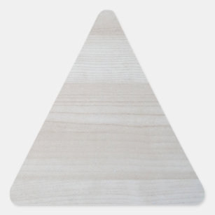 Sticker Triangulaire Modèle moderne en bois vierge Design élégant Natur