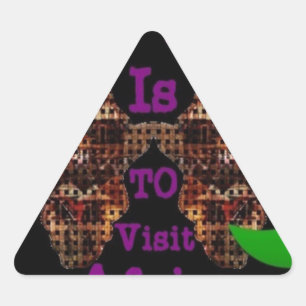 Sticker Triangulaire Mon souhait