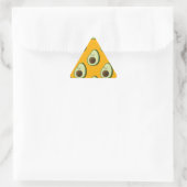 Sticker Triangulaire Motif Avocado (Sac)