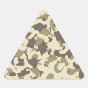 Sticker Triangulaire Motif Camo