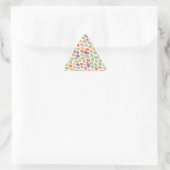 Sticker Triangulaire motif coloré (Sac)