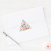 Sticker Triangulaire motif coloré (Enveloppe)
