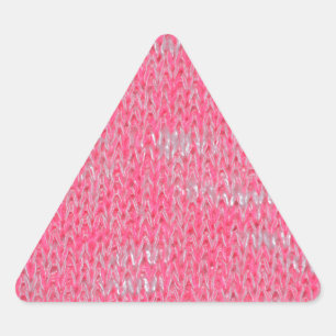 Sticker Triangulaire Motif de brûlure rose Paix Amour Destinée Art